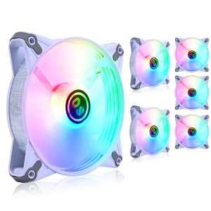 120mm RGB White Case Fans